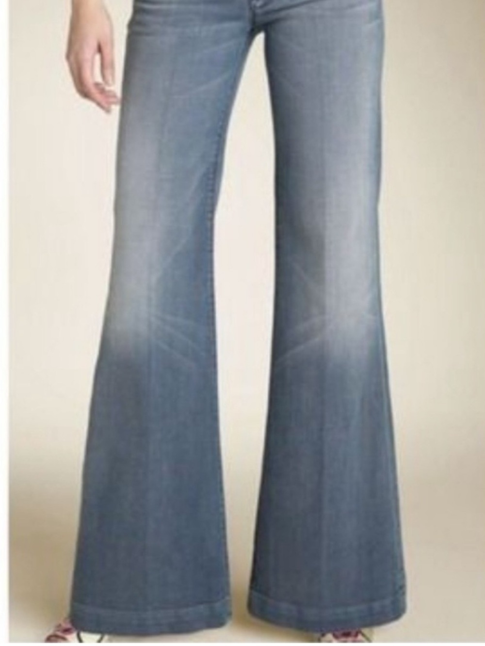 7 For All Mankind Ginger Flares 28